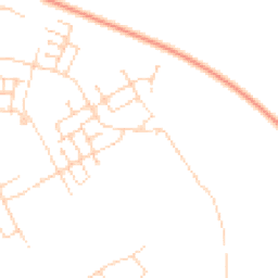 Daytime road noise heatmap for CB24 1DS