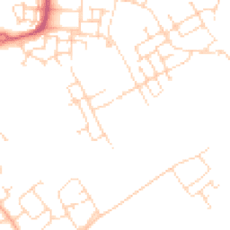 Daytime road noise heatmap for CB24 1EA