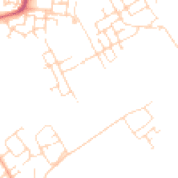 Daytime road noise heatmap for CB24 1ED