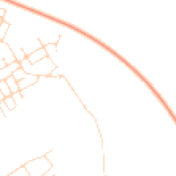 Daytime road noise heatmap for CB24 1EF