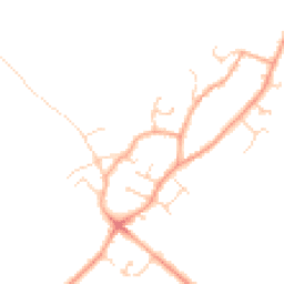 Daytime road noise heatmap for CB24 3AF