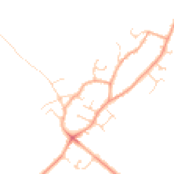 Daytime road noise heatmap for CB24 3AF