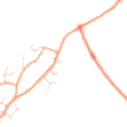 Daytime road noise heatmap for CB24 3AS
