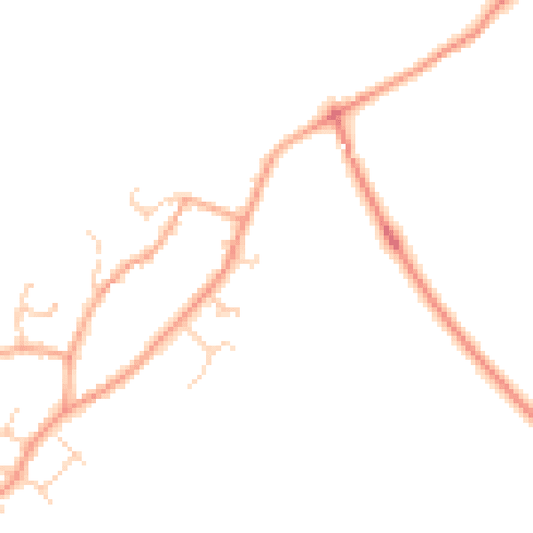 Daytime road noise heatmap for CB24 3AS