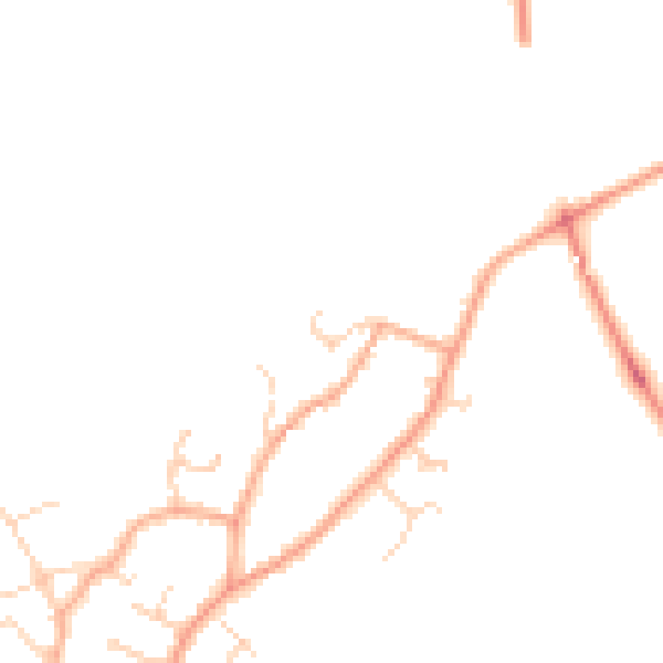 Daytime road noise heatmap for CB24 3AU