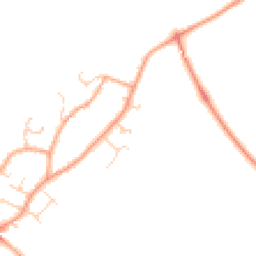 Daytime road noise heatmap for CB24 3AZ