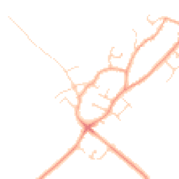 Daytime road noise heatmap for CB24 3BA