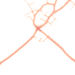 Daytime road noise heatmap for CB24 3BE