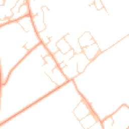 Daytime road noise heatmap for CB24 3BL