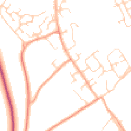 Daytime road noise heatmap for CB24 3DN