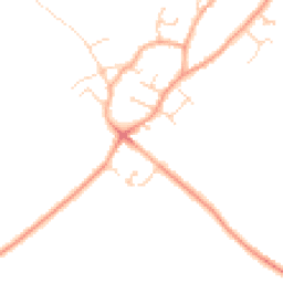 Daytime road noise heatmap for CB24 3DU