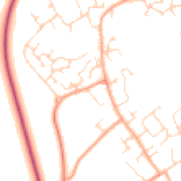 Daytime road noise heatmap for CB24 3DW
