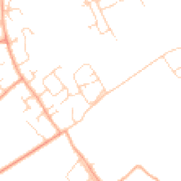 Daytime road noise heatmap for CB24 3EG