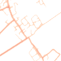 Daytime road noise heatmap for CB24 3EL