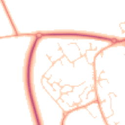 Daytime road noise heatmap for CB24 3EU