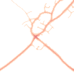 Daytime road noise heatmap for CB24 3FH