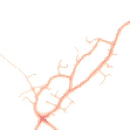 Daytime road noise heatmap for CB24 3GS