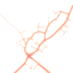 Daytime road noise heatmap for CB24 3XL