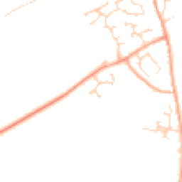 Daytime road noise heatmap for CB24 4AJ