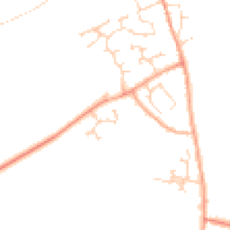Daytime road noise heatmap for CB24 4AL