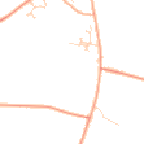 Daytime road noise heatmap for CB24 4AP