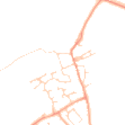 Daytime road noise heatmap for CB24 4QR