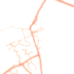Daytime road noise heatmap for CB24 4QY