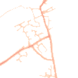 Daytime road noise heatmap for CB24 4RL