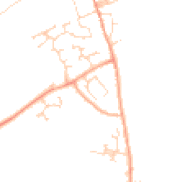 Daytime road noise heatmap for CB24 4RY