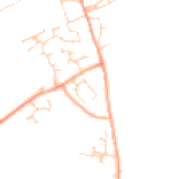 Daytime road noise heatmap for CB24 4RZ