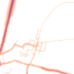 Daytime road noise heatmap for CB24 5AF
