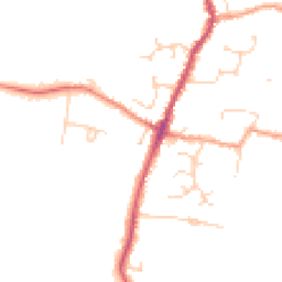 Daytime road noise heatmap for CB24 5AN