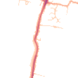 Daytime road noise heatmap for CB24 5AQ