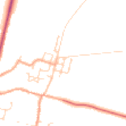 Daytime road noise heatmap for CB24 5AS