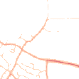 Daytime road noise heatmap for CB24 5AX
