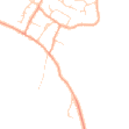 Daytime road noise heatmap for CB24 5AY