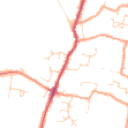 Daytime road noise heatmap for CB24 5ES