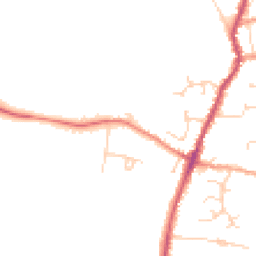 Daytime road noise heatmap for CB24 5EU