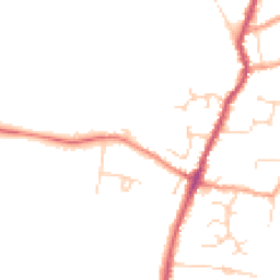 Daytime road noise heatmap for CB24 5EX