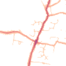 Daytime road noise heatmap for CB24 5GD