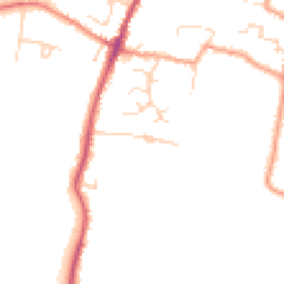 Daytime road noise heatmap for CB24 5HD