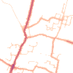 Daytime road noise heatmap for CB24 5HT