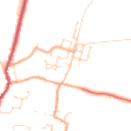 Daytime road noise heatmap for CB24 5HW