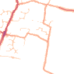 Daytime road noise heatmap for CB24 5JE