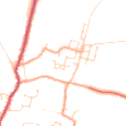 Daytime road noise heatmap for CB24 5JH