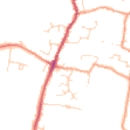 Daytime road noise heatmap for CB24 5JS