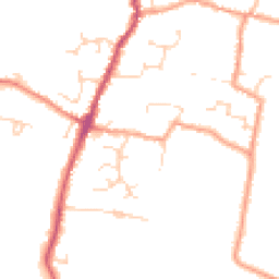 Daytime road noise heatmap for CB24 5JX