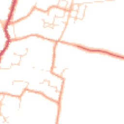Daytime road noise heatmap for CB24 5JZ