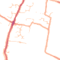 Daytime road noise heatmap for CB24 5LA