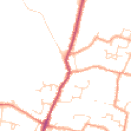 Daytime road noise heatmap for CB24 5LJ